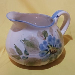 Hand painted pitcher